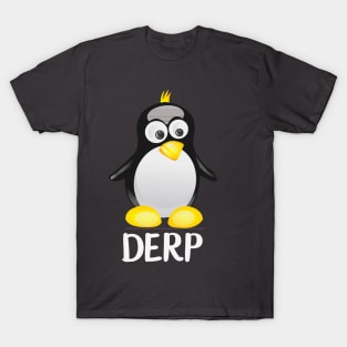 Derp Penguin T-Shirt